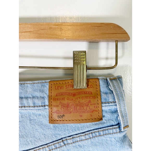 Levi’s 501 27 High Rise Jean Shorts Button Fly. - Picture 7 of 9